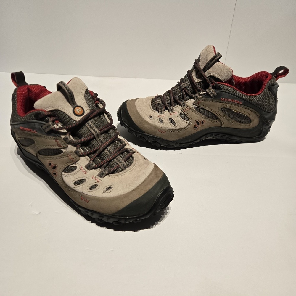 Merrell Chameleon Arc Ventilator Tan/Beige Hiking Trail Shoes Size 9.5 Women's
